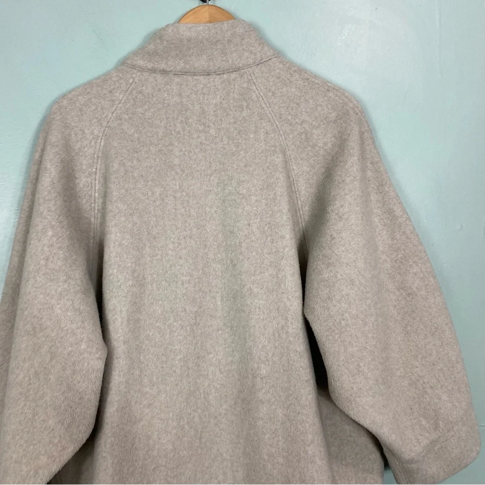 Free People Alma Duffle Coat Gray Tassel Long Length‎ Size Medium MISSING BELT